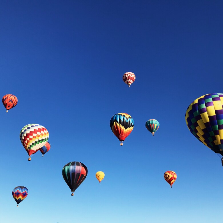 mongolfiere colorate peso anima corpo